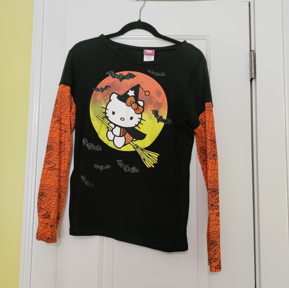Halloween Hello Kitty Long Sleeved Shirt